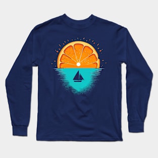 Orange Morning Long Sleeve T-Shirt